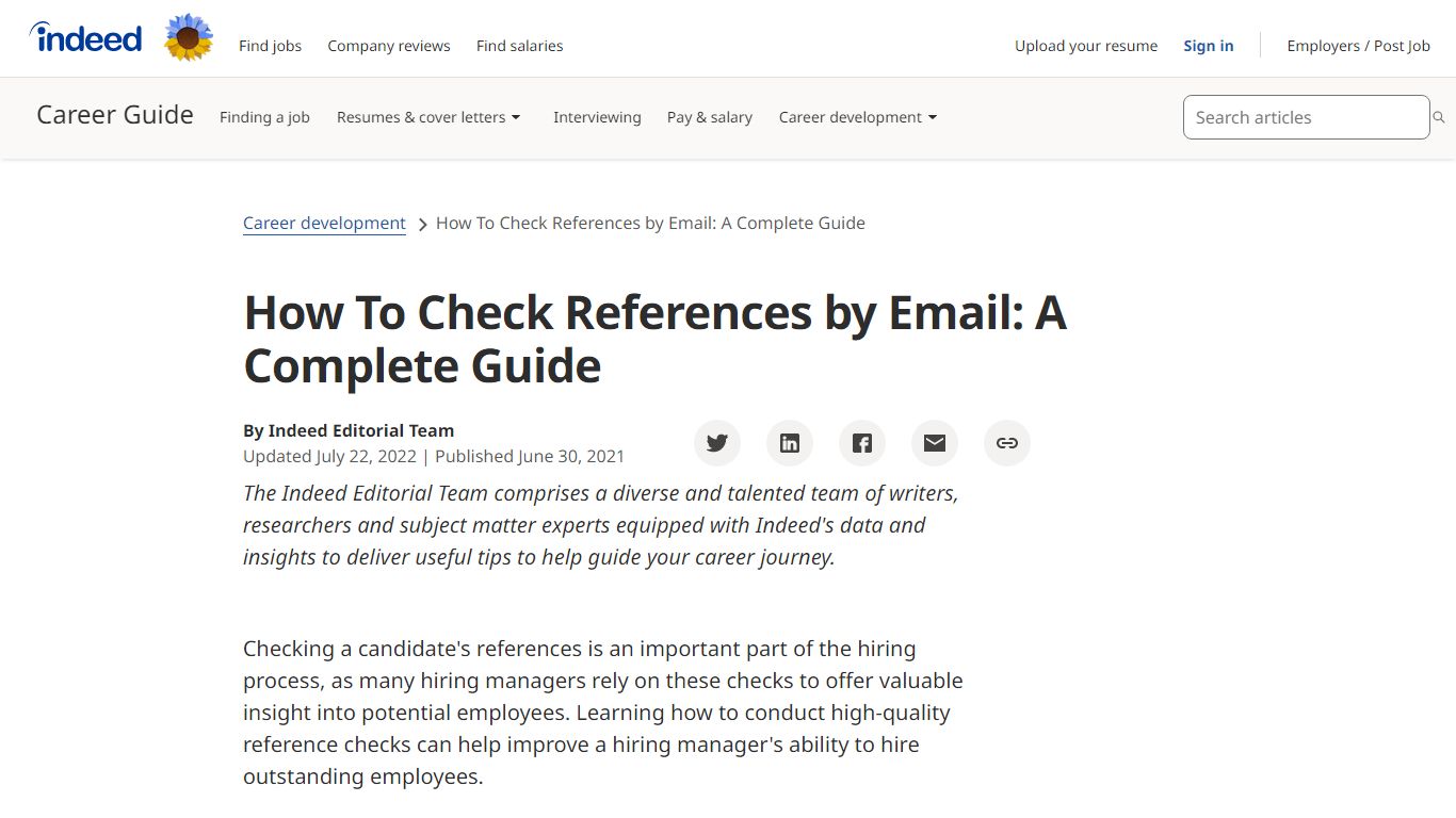 How To Check References by Email: A Complete Guide